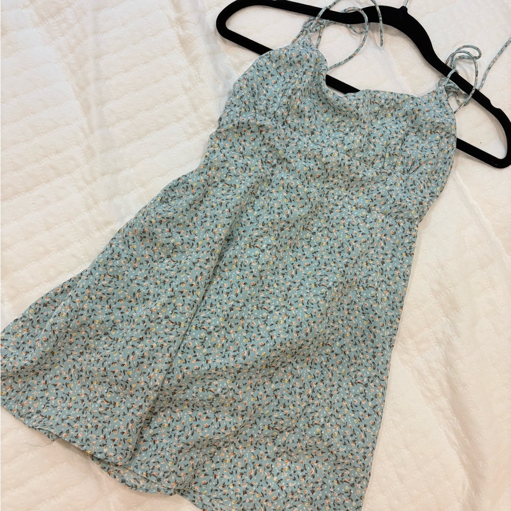 Floral Spaghetti Strap Dress